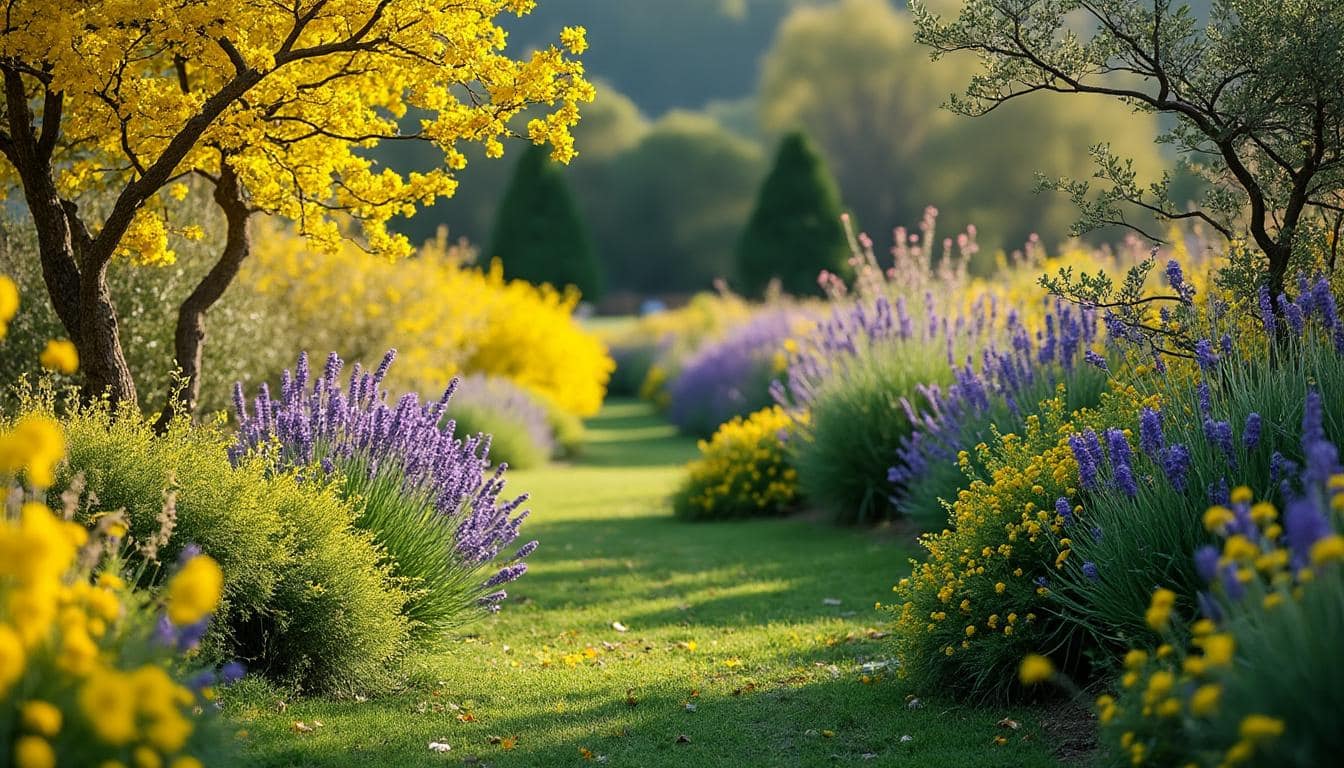 Quels arbustes choisir pour un massif adapté à une pelouse de maison ?
