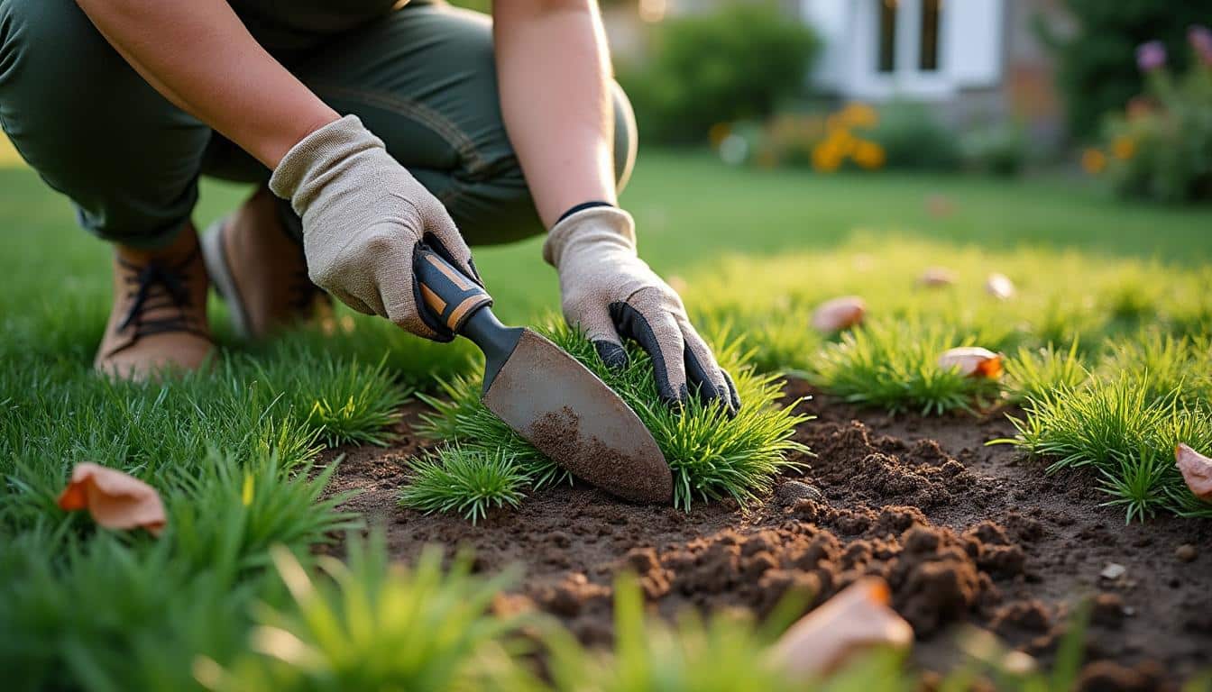 Guide d'entretien d'un massif sur la pelouse au printemps pour la maison