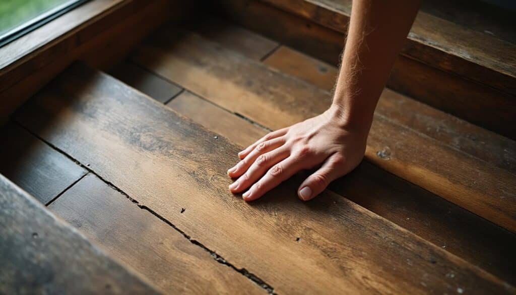 Solutions si votre parquet grince sur une marche d’escalier