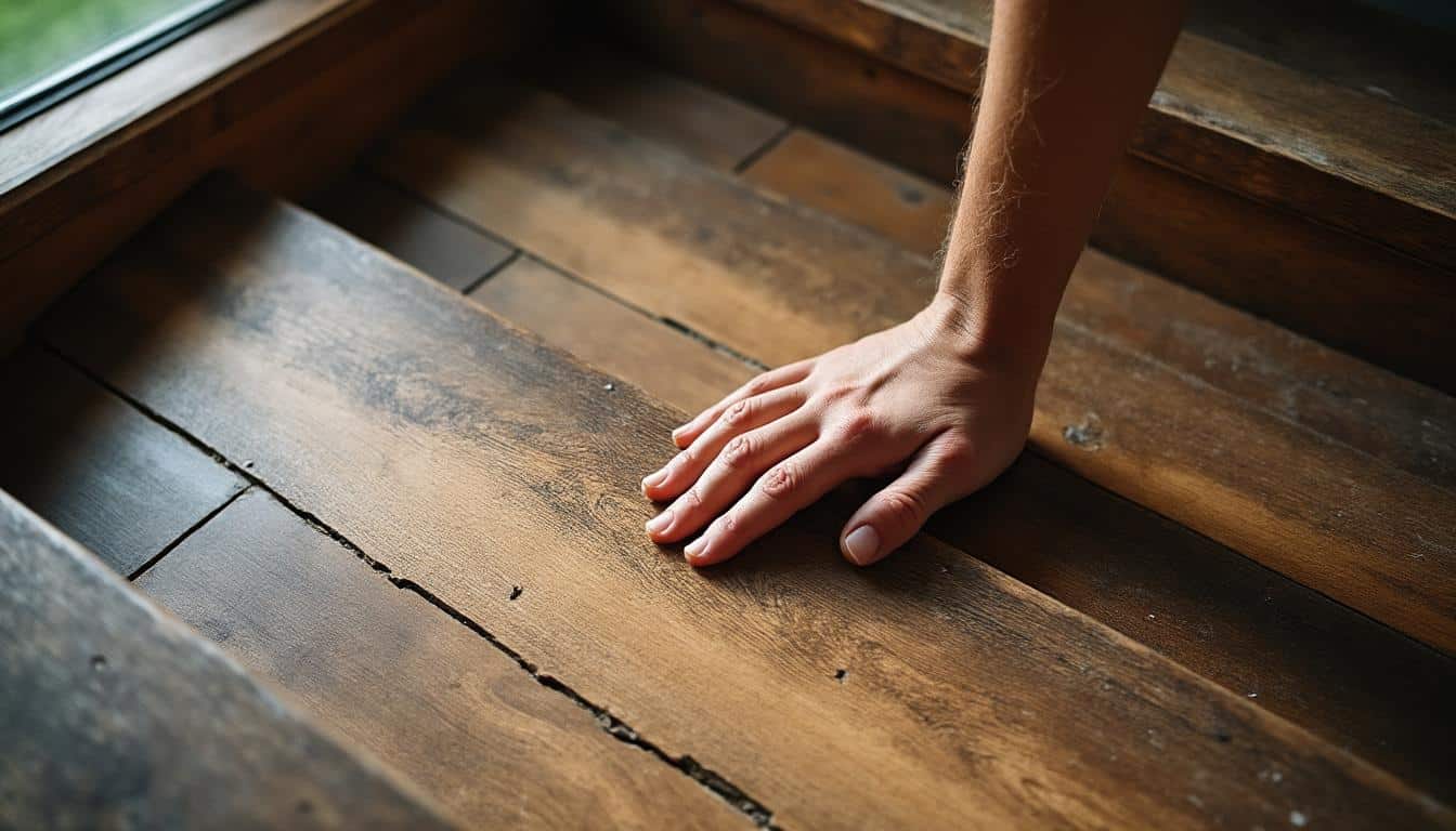 Solutions si votre parquet grince sur une marche d’escalier