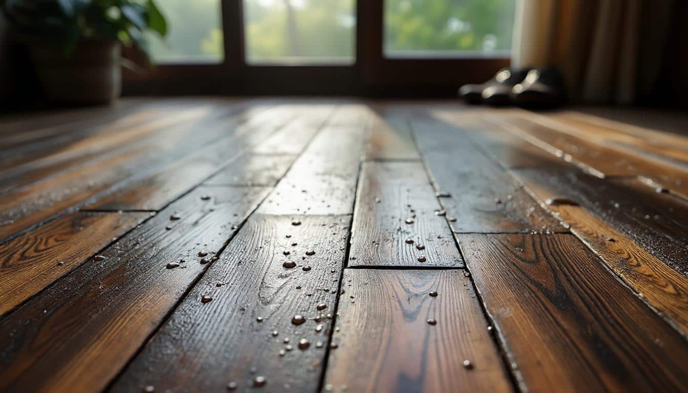 Pourquoi mon parquet grince après la pluie le matin ?
