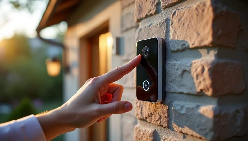 Fonctionnement d'un interphone avec alarme pour la surveillance extérieure à la maison