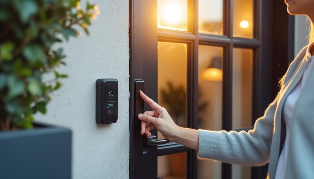 L'utilisation d'un interphone et d'une alarme pour le contrôle des accès dans la maison