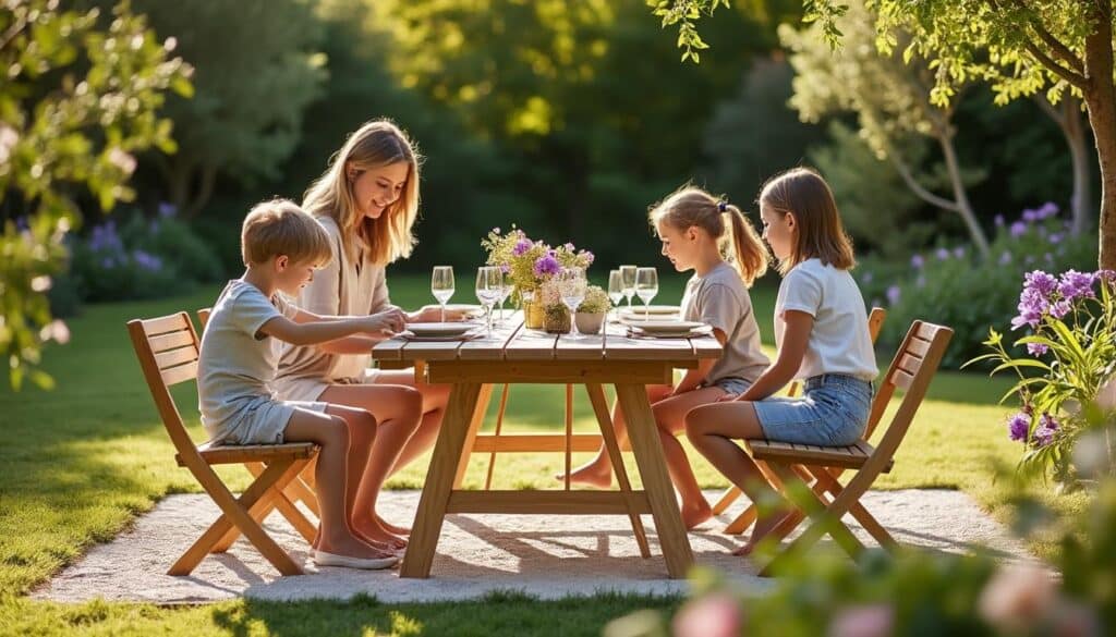 Aménager un espace repas sous une tonnelle de jardin : nos recommandations