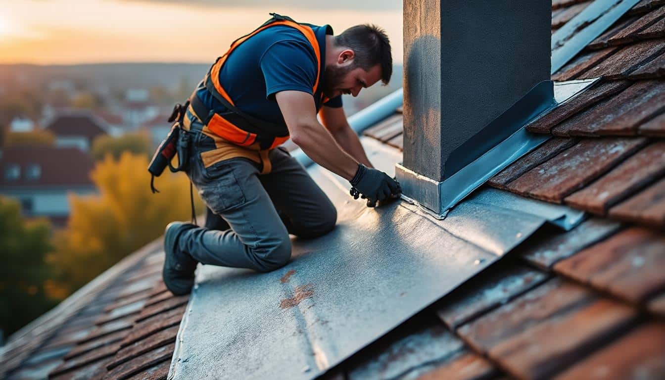 Illustration: Pourquoi l’étanchéité autour de la cheminée est-elle si cruciale pour la toiture ?