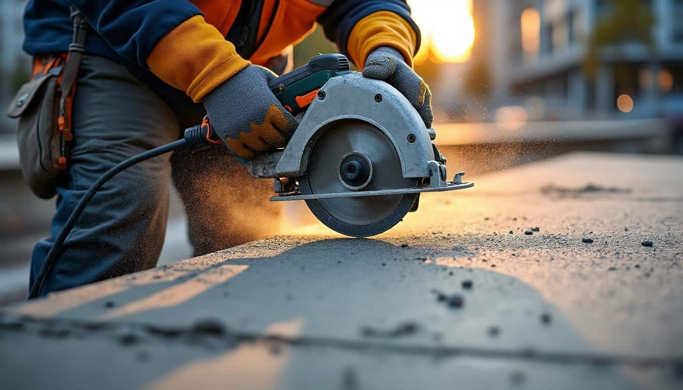 Scie circulaire pour béton : guide complet pour une découpe précise