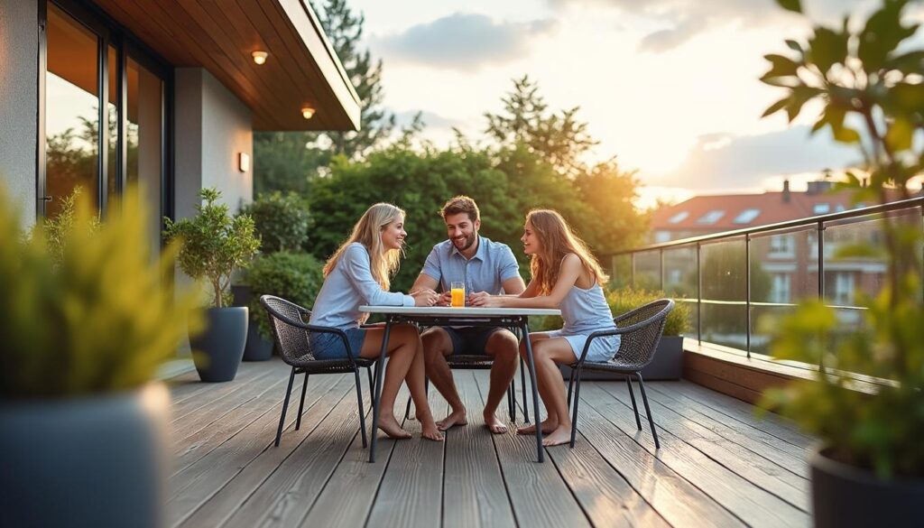 Toiture terrasse garde corps : sécurité et design indispensables