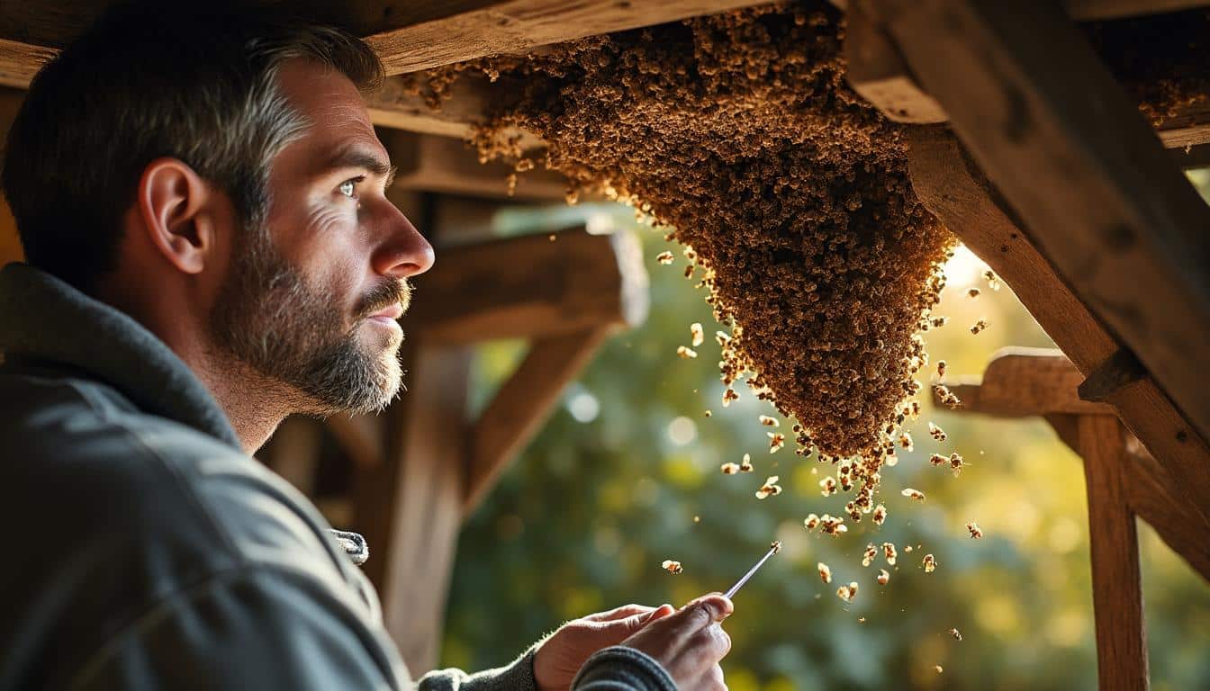 Illustration: Comprendre ce qu’est un nid d’abeille sous la toiture et comment l’identifier