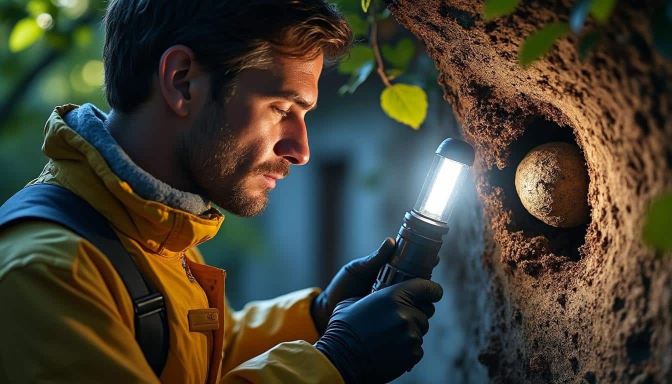 Illustration: Comprendre ce qu’est un nid de guêpes sous la toiture et comment le localiser