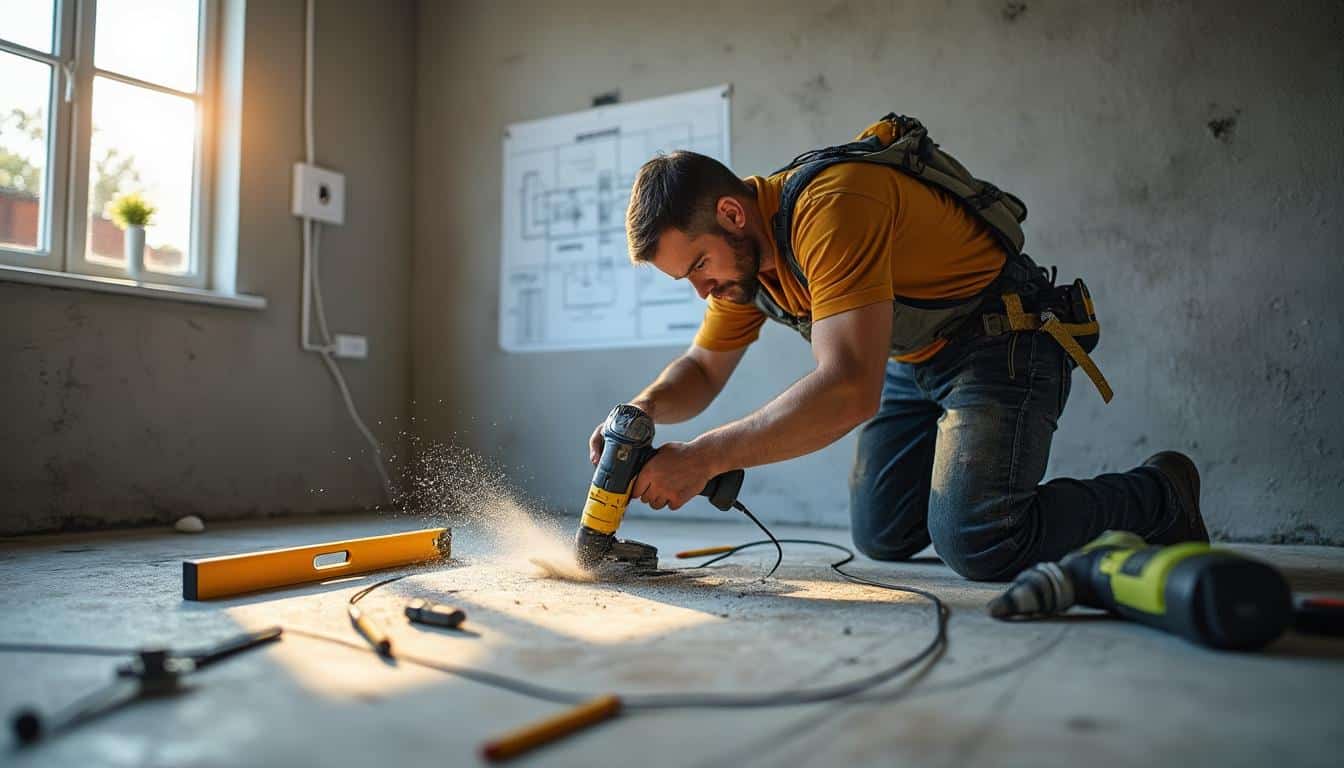 Illustration: Comprendre l’utilité de la scie cloche dans l’installation de prises électriques