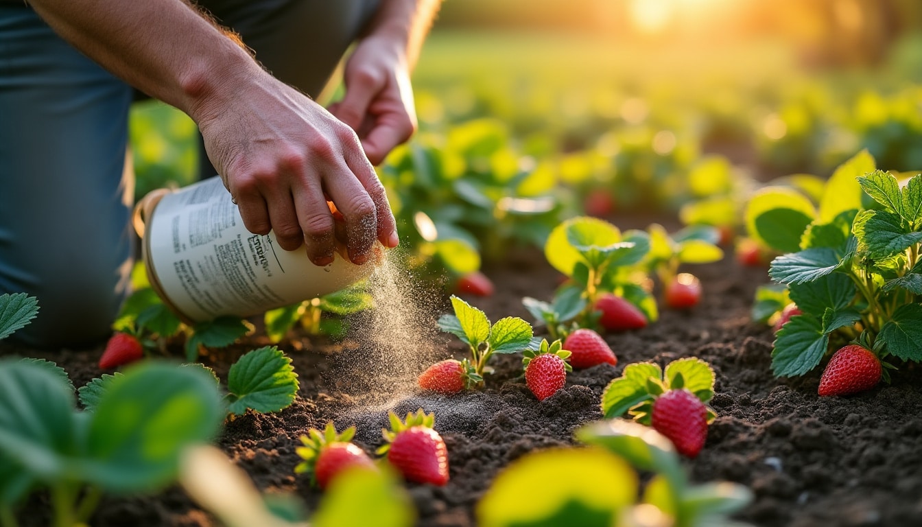 Illustration: Comprendre le rôle des engrais dans la croissance du fraisier