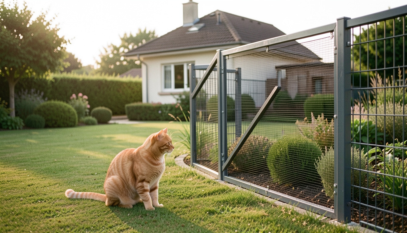 Clôture pour chat : quelle solution anti-fugue choisir