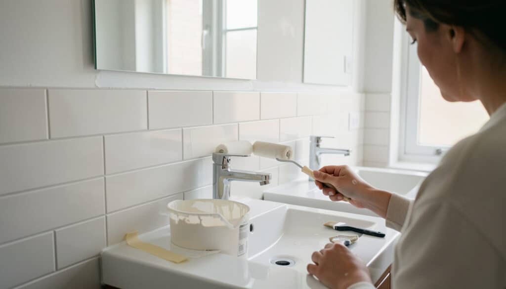 Peindre la faïence de salle de bain sans se tromper
