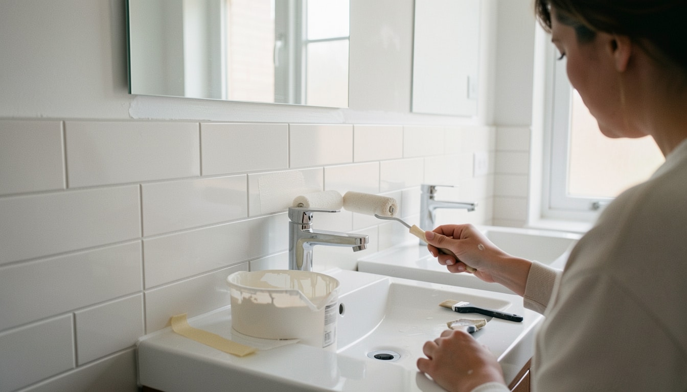 Peindre la faïence de salle de bain sans se tromper